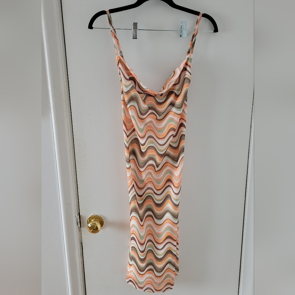 90's meets 70's vibe dress - Noisy may - XL